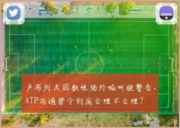 卢布列夫因教练场外喊叫被警告，ATP沟通禁令到底合理不合理？
